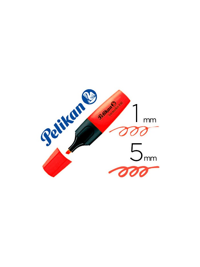 Rotulador pelikan fluorescente textmarker 490 rojo Rotulador pelikan fluorescente textmarker 490 rojo