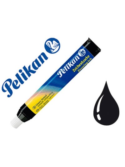 Tinta china pelikan negro cargador 9 ml blister de 1 unidad