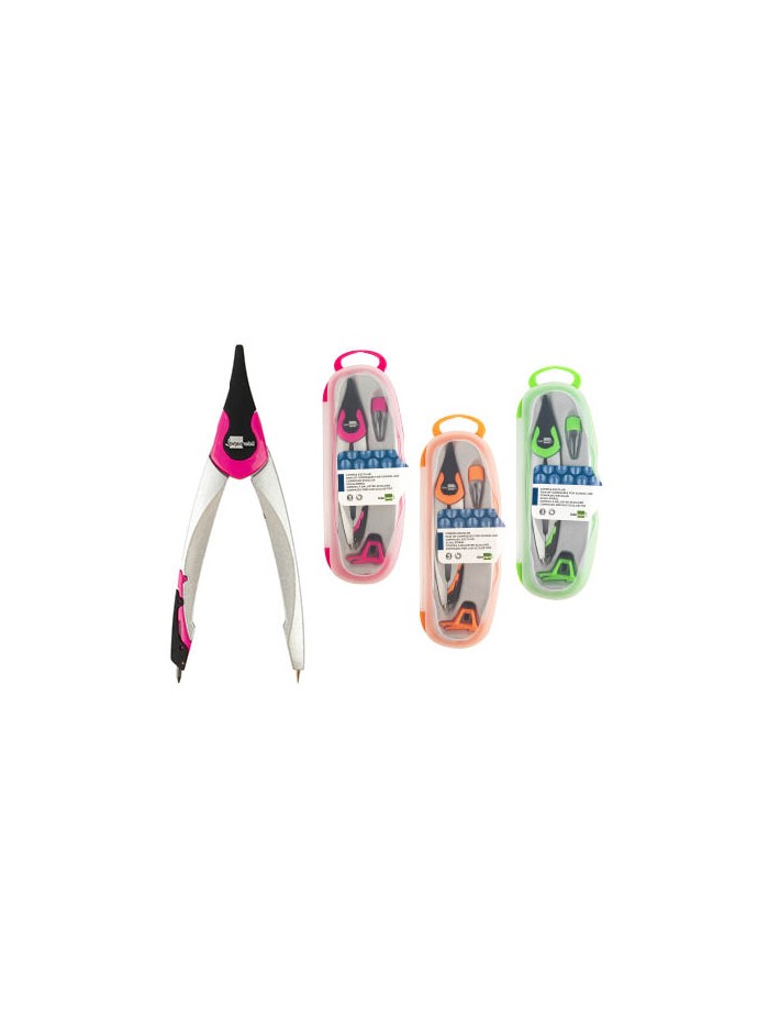 Compas liderpapel adaptador universal y minas colores surtidos Compas liderpapel adaptador universal y minas colores surtidos