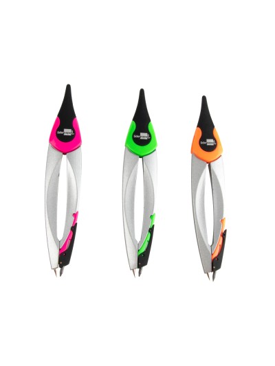 Compas liderpapel adaptador universal y minas colores surtidos