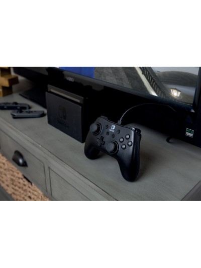 Mando power a con cable para nintendo switch negro