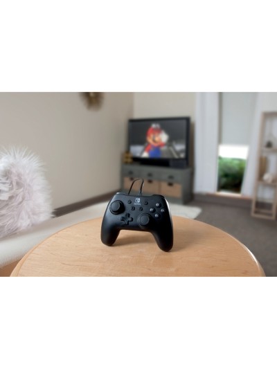 Mando power a con cable para nintendo switch negro