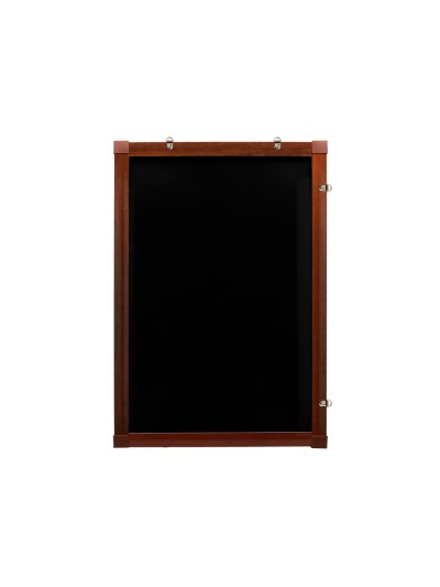 Pizarra cristal liderpapel con led en caballete de madera para rotuladores tipo tiza 50x90cm