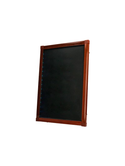 Pizarra cristal liderpapel con led en caballete de madera para rotuladores tipo tiza 50x90cm