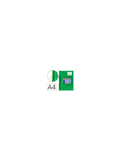 Carpeta beautone dossier pinza lateral 48383 polipropildin a4 verde pinza giratoria -pack de 10 retractilado