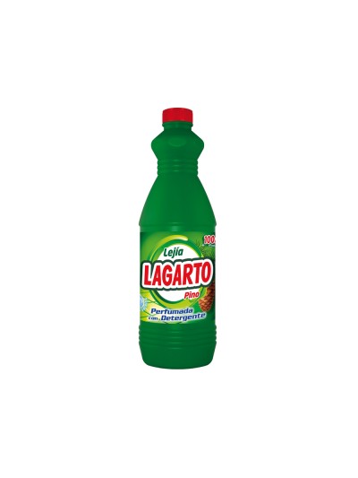 Lejia con detergente lagarto pino botella de 1,5 l