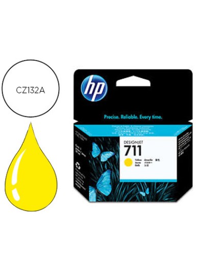 Ink-jet hp n.711 amarillo 29 ml designjet t120 / t520