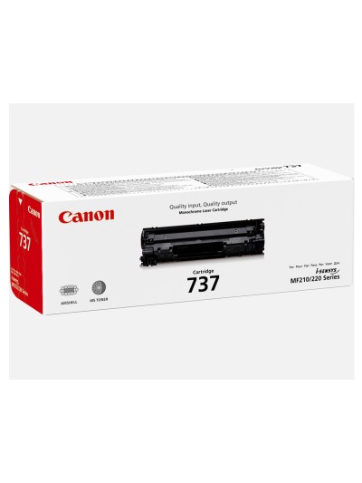Toner canon 737 negro lbp151dw / mf 211 / mf212w / mf216n / mf217w color 2400 pag