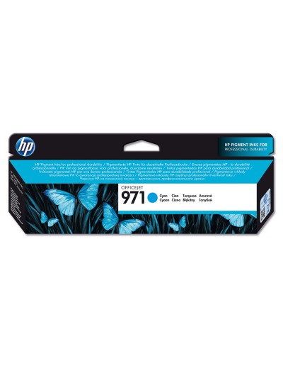 Ink-jet hp 971 officejet pro x 451 / 476 / 551 / 576 cian 2.500 pag