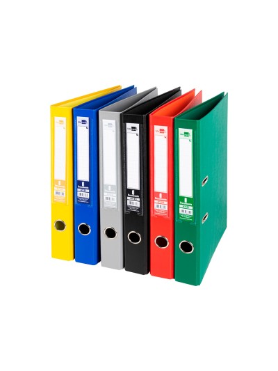 Archivador de palanca liderpapel folio documenta forrado pvc con rado lomo 52 mm colores surtidos classic