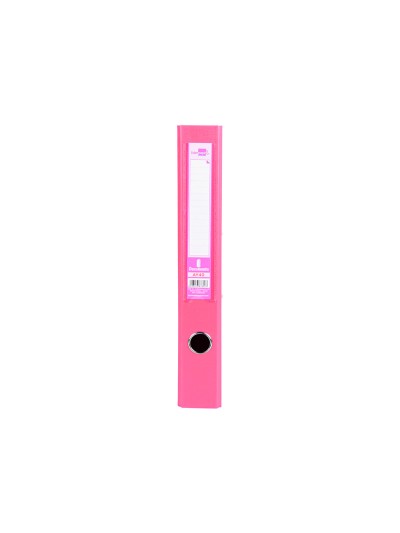 Archivador de palanca liderpapel folio documenta forrado pvc con rado lomo 52 mm rosa compresor metalico