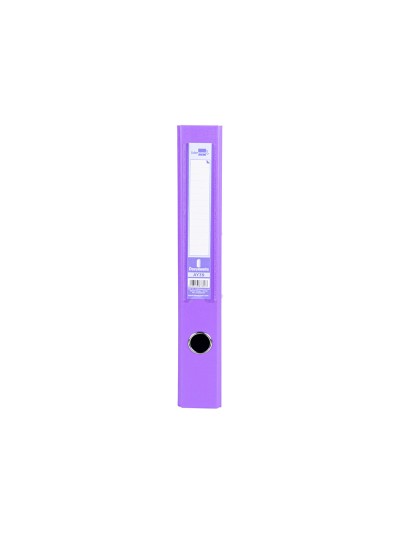 Archivador de palanca liderpapel folio documenta forrado pvc con rado lomo 52 mm lila compresor metalico