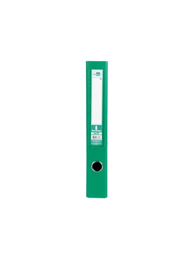 Archivador de palanca liderpapel folio documenta forrado pvc con rado lomo 52 mm verde compresor metalico