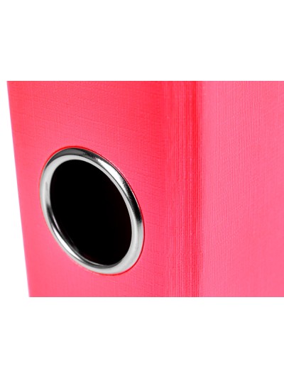 Archivador de palanca liderpapel folio documenta forrado pvc con rado lomo 52 mm rojo compresor metalico