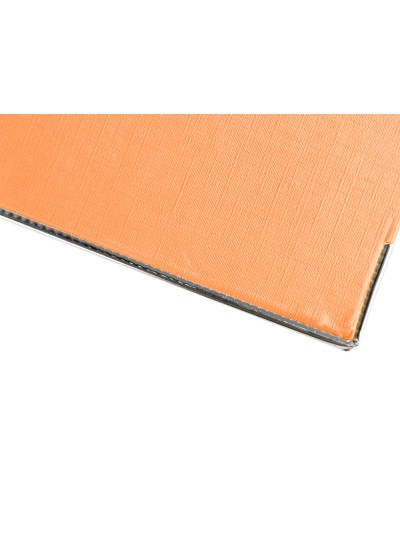Archivador de palanca liderpapel folio documenta forrado pvc con rado lomo 52 mm naranja compresor metalico