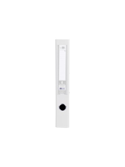 Archivador de palanca liderpapel folio documenta forrado pvc con rado lomo 52 mm blanco compresor metalico