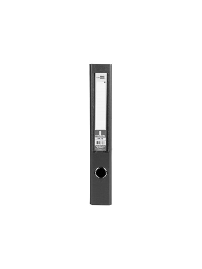 Archivador de palanca liderpapel folio documenta forrado pvc con rado lomo 52 mm negro compresor metalico