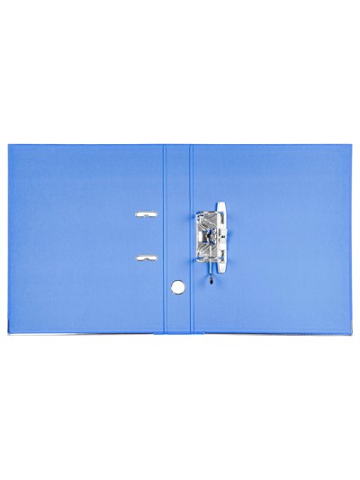 Archivador de palanca liderpapel folio documenta forrado pvc con rado lomo 52 mm azul compresor metalico