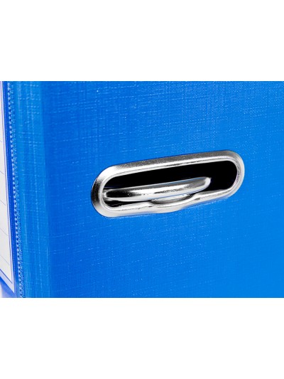 Archivador de palanca liderpapel folio documenta forrado pvc con rado lomo 52 mm azul compresor metalico