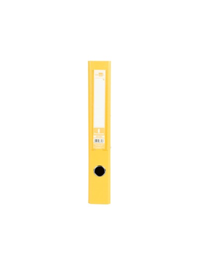 Archivador de palanca liderpapel folio documenta forrado pvc con rado lomo 52 mm amarillo compresor