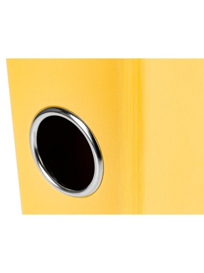 Archivador de palanca liderpapel folio documenta forrado pvc con rado lomo 52 mm amarillo compresor