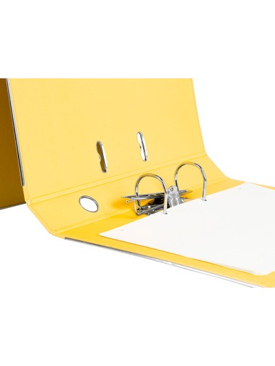 Archivador de palanca liderpapel folio documenta forrado pvc con rado lomo 52 mm amarillo compresor