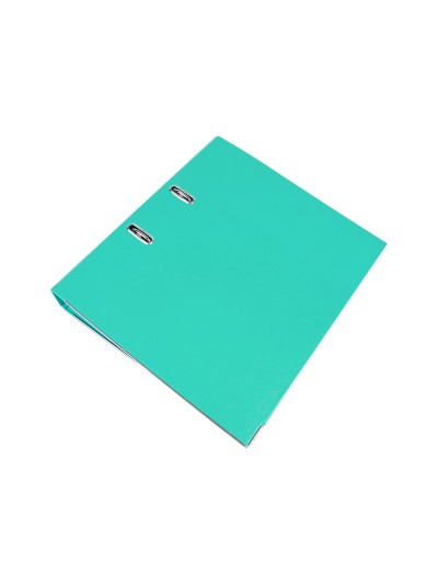Archivador de palanca liderpapel a4 documenta forrado pvc con rado lomo 52 mm verde claro compresor