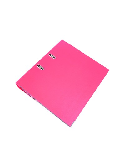 Archivador de palanca liderpapel a4 documenta forrado pvc con rado lomo 52 mm rosa compresor metalico
