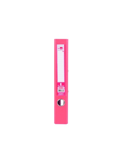 Archivador de palanca liderpapel a4 documenta forrado pvc con rado lomo 52 mm rosa compresor metalico