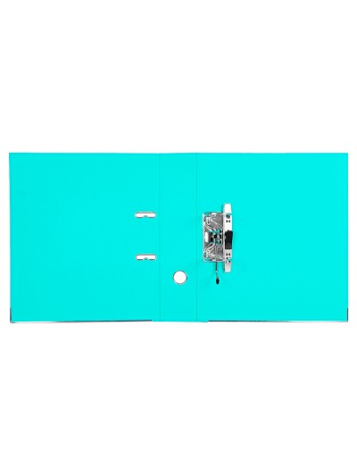 Archivador de palanca liderpapel a4 documenta forrado pvc con rado lomo 75 mm verde claro compresor