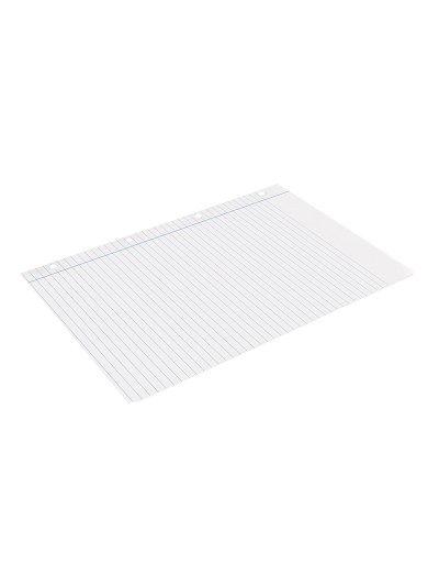 Recambio liderpapel a4 100 hojas 100 g/m2 rayado horizontal con margen 4 taladros
