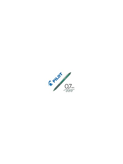 Boligrafo pilot frixion clicker borrable 0,7 mm color verde claro
