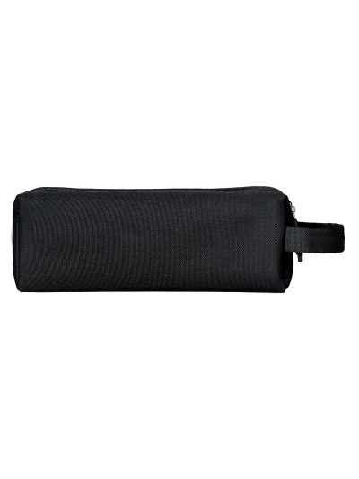 Estuche portatodo liderpapel classic rectangular con asa 2 cremalleras 210 x80mm negro