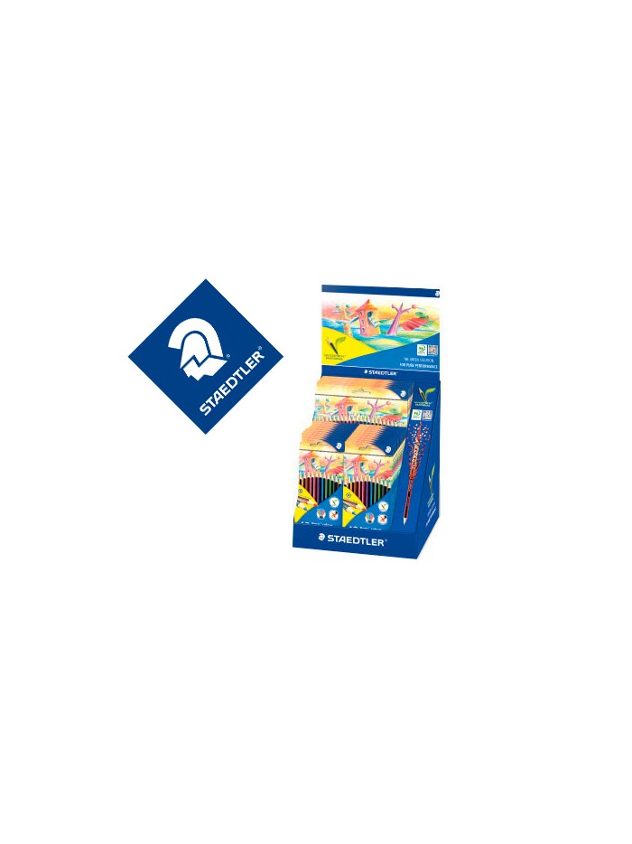 Lapices de colores staedtler noris colour 185 expositor de 20 cajas de 12 colores y 5 cajas de 24 colores Lapices de colores staedtler noris colour 185 expositor de 20 cajas de 12 colores y 5 cajas de 24 colores