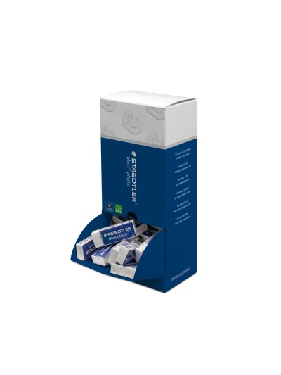 Goma de borrar staedtler mars plastic 526/50 expositor de 40 unidades