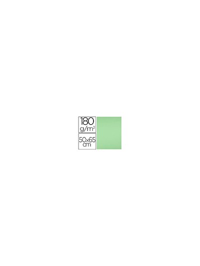 Cartulina liderpapel 50x65 cm 180g/m2 verde hierba paquete de 25 hojas