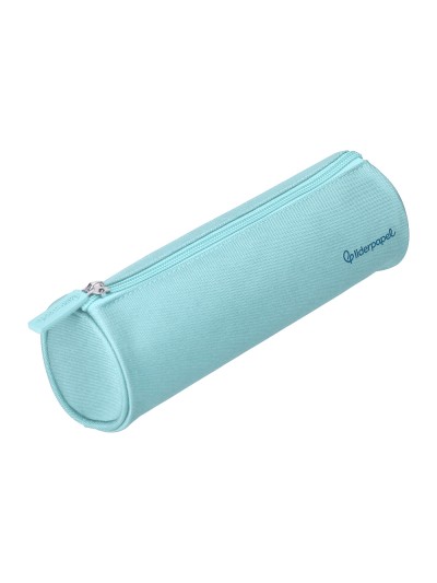 Estuche portatodo liderpapel classic cilindrico ancho 210x70mm azul celeste