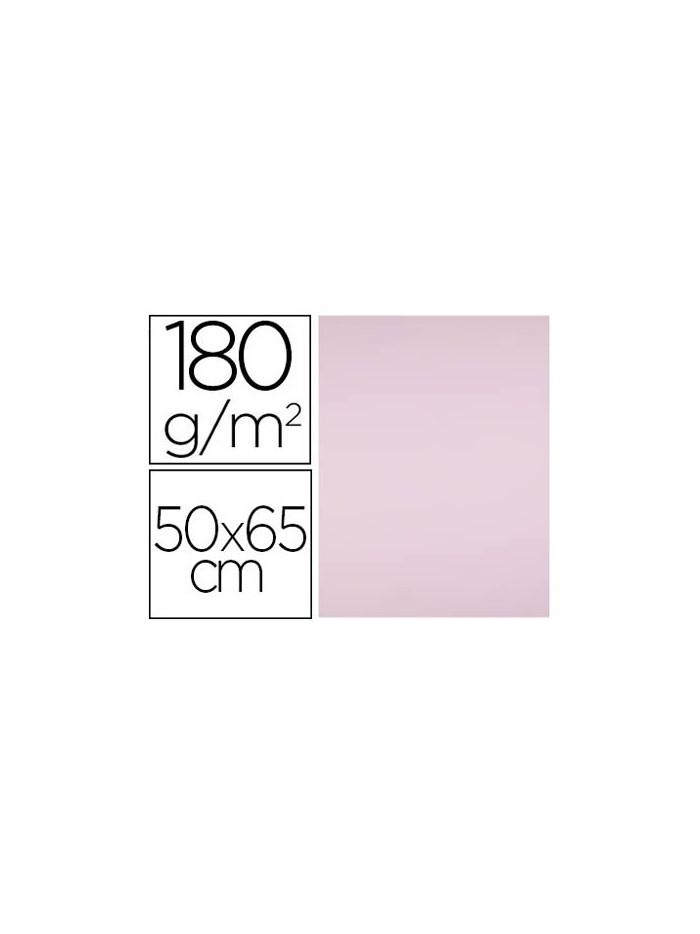 Cartulina liderpapel 50x65 cm 180g/m2 rosa paquete de 25 hojas Cartulina liderpapel 50x65 cm 180g/m2 rosa paquete de 25 hojas