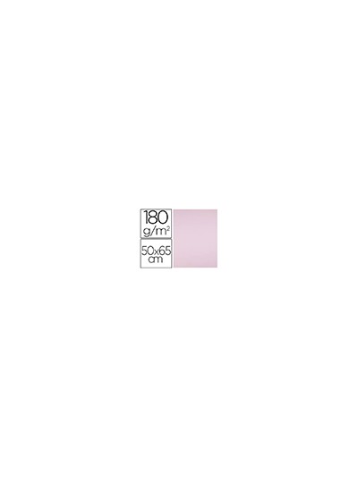 Cartulina liderpapel 50x65 cm 180g/m2 rosa paquete de 25 hojas