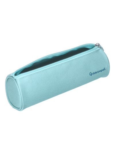 Estuche portatodo liderpapel classic cilindrico ancho 210x70mm azul celeste