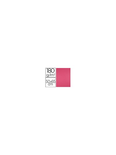 Cartulina liderpapel 50x65 cm 180g/m2 fucsia paquete de 25 hojas
