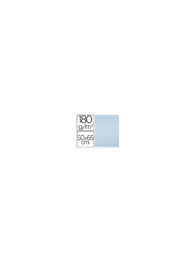 Cartulina liderpapel 50x65 cm 180g/m2 azul paquete de 25 hojas