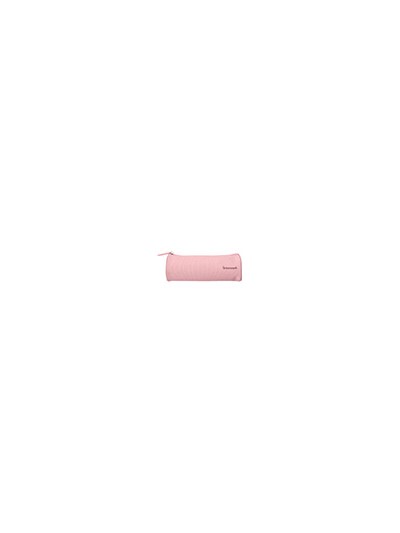 Estuche portatodo liderpapel classic cilindrico ancho 210x70mm rosa