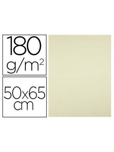 Cartulina liderpapel 50x65 cm 180g/m2 amarillo paquete de 25 hojas