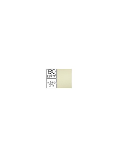 Cartulina liderpapel 50x65 cm 180g/m2 amarillo paquete de 25 hojas