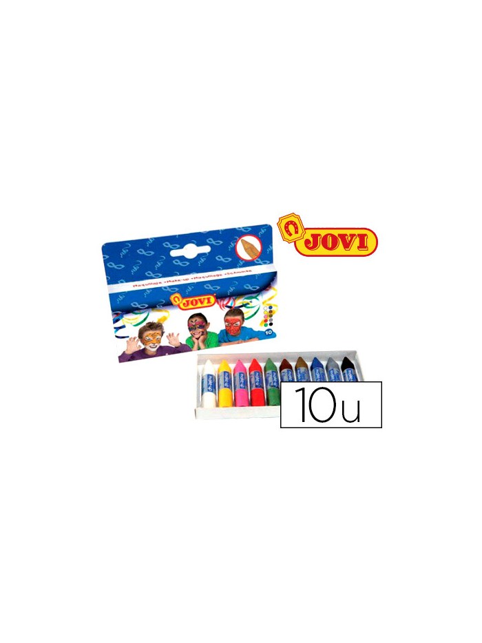 Barra maquillaje jovi caja de 10 colores surtidos Barra maquillaje jovi caja de 10 colores surtidos