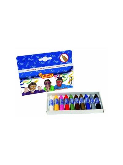 Barra maquillaje jovi caja de 10 colores surtidos