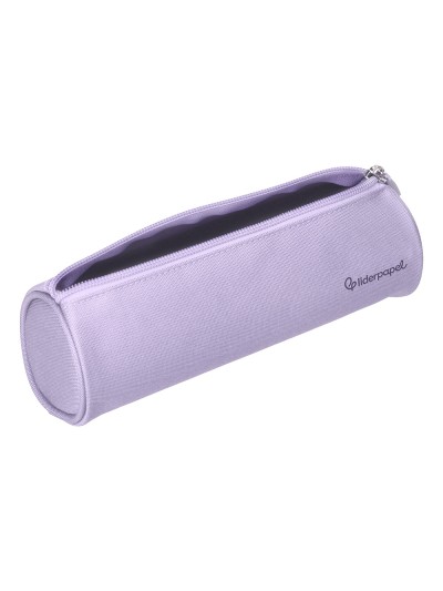 Estuche portatodo liderpapel classic cilindrico ancho 210x70mm lila