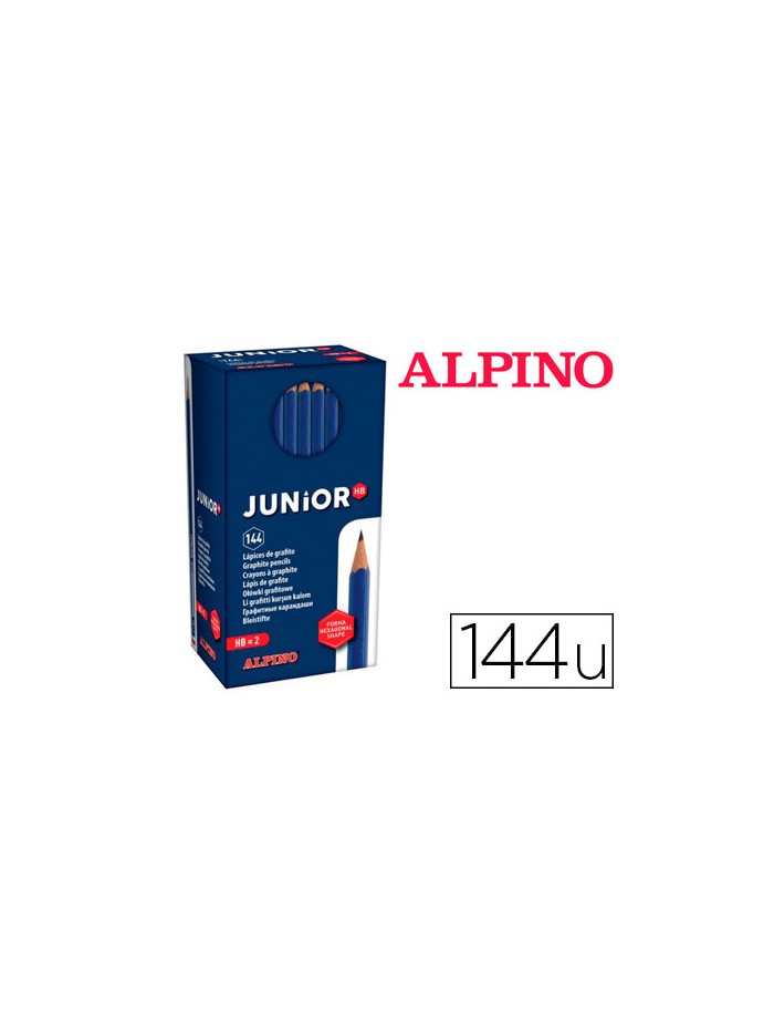 Lapices de grafito alpino junior caja de 144 unidades Lapices de grafito alpino junior caja de 144 unidades