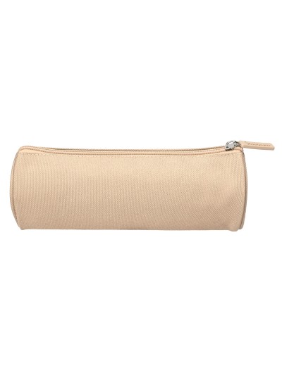 Estuche portatodo liderpapel classic cilindrico ancho 210x70mm crema